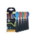 Tommee Tippee Lot de 5 Cuillères d&rsquo;apprentissage Easigrip 4M+