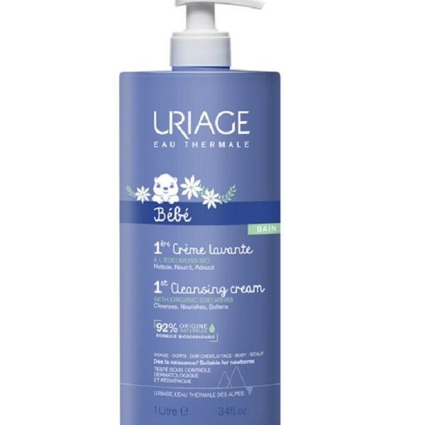 Uriage Bébé – 1ère Crème lavante – 1 L