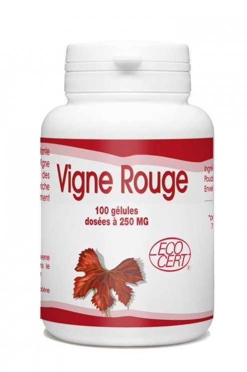 vigne-rouge-100-gelules.jpg GPH DIFFUSION Vigne Rouge 100 Gelules – Image 1