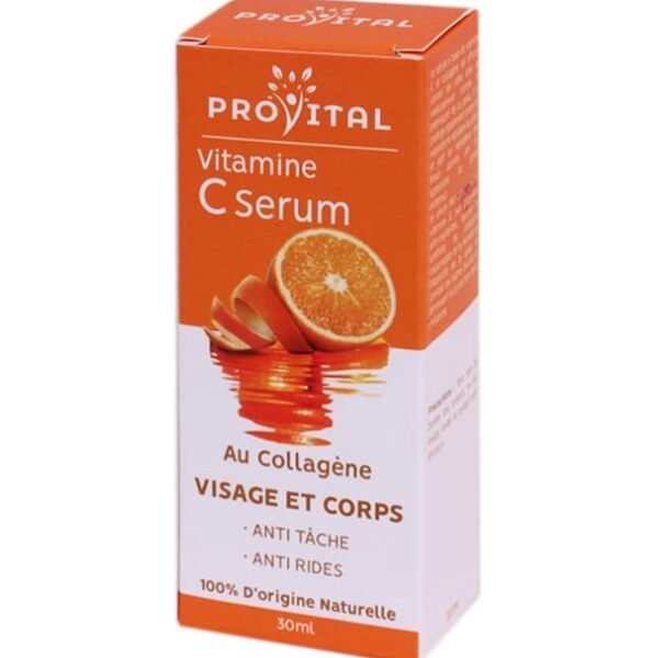 Pro Vital Vitamine C Sérum au Collagène – 30 ml