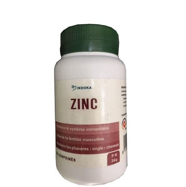 Indoka Zinc 60 Comprimès