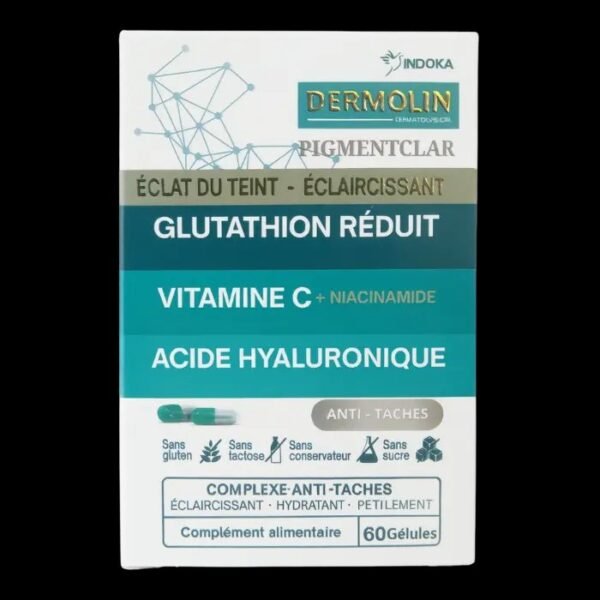 Indoka Dermolin – Pigmentclar 60gélules
